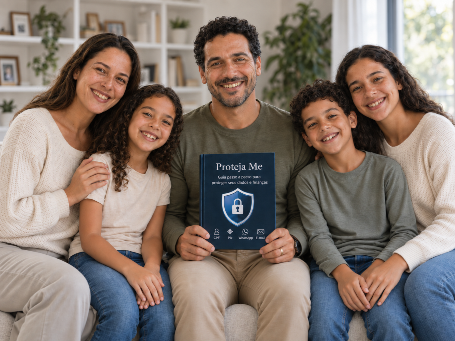 Família com o guia Proteja Me